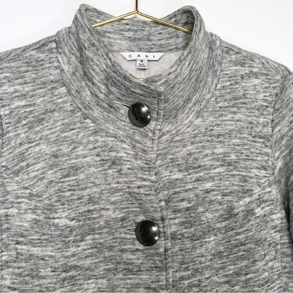 Cabi Knit Heathered Button Up Blazer - Picture 7 of 7